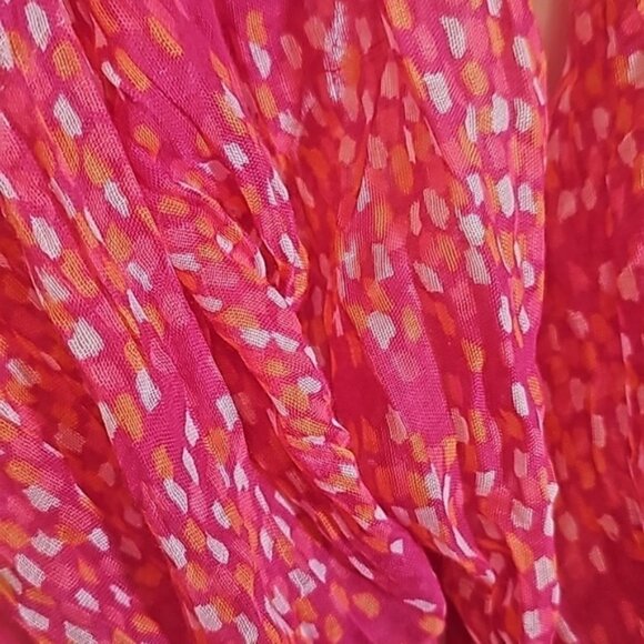 Target Lightweight Pink and Orange Scarf - Picture 3 of 4